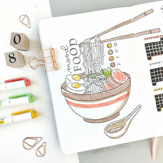 cute mood tracker inspiration