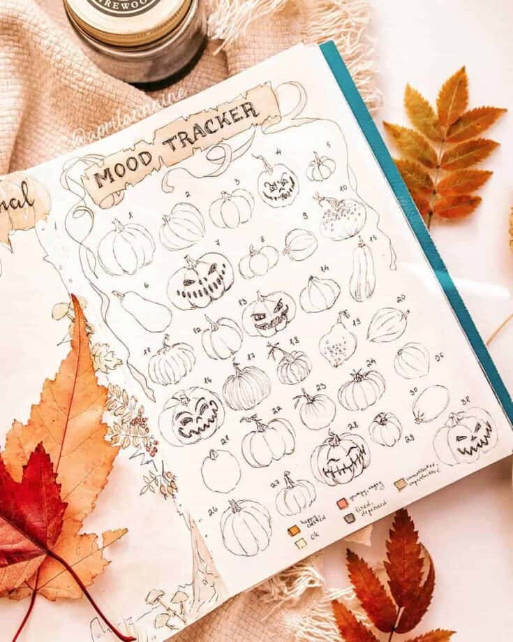 fall mood tracker ideas 